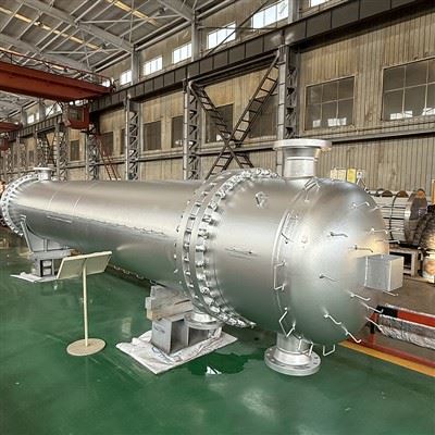 Trocador de cabeça flutuante de tubo corrugado